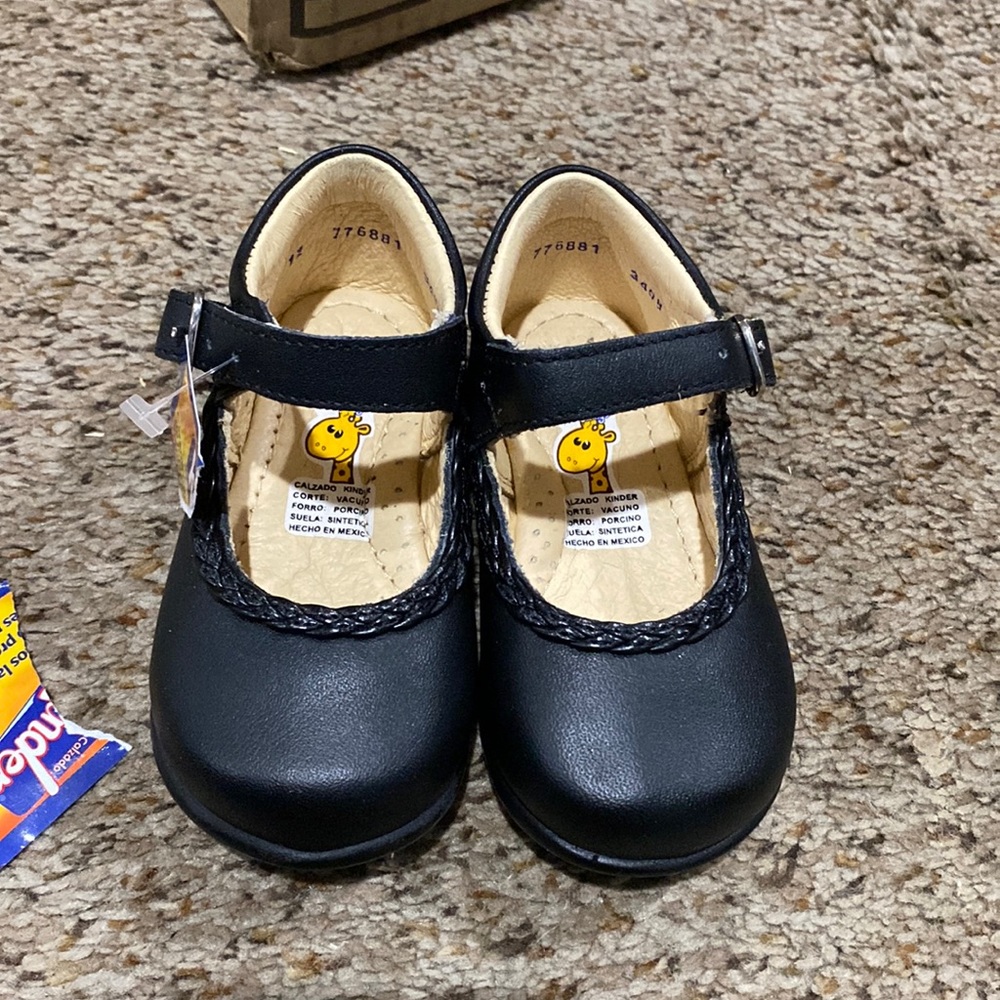 Calzado Kinder Oscaria Negro Toddler Mary Janes